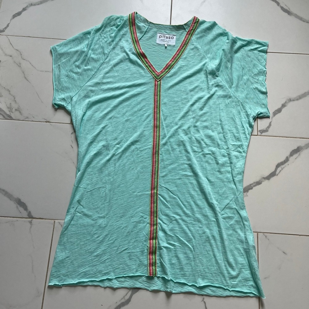 Pitusa Mini Abaya Dress Mint color one size